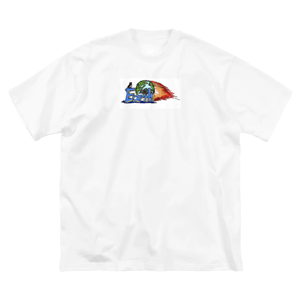 マリファナ　大　麻太郎のEarth 地球　 Big T-Shirt