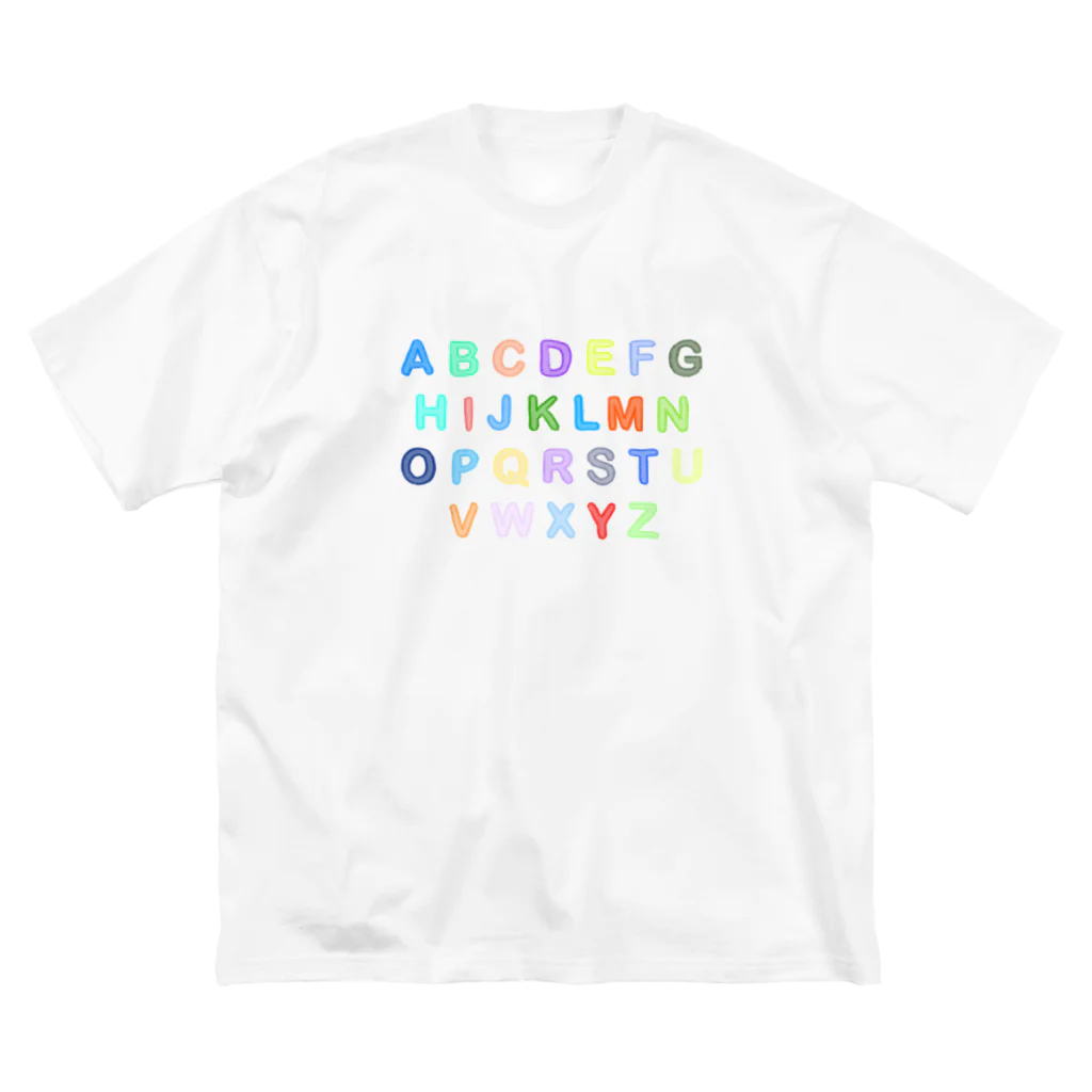 aotakunの『 ローマ字 』 ビッグシルエットTシャツ Big T-Shirt