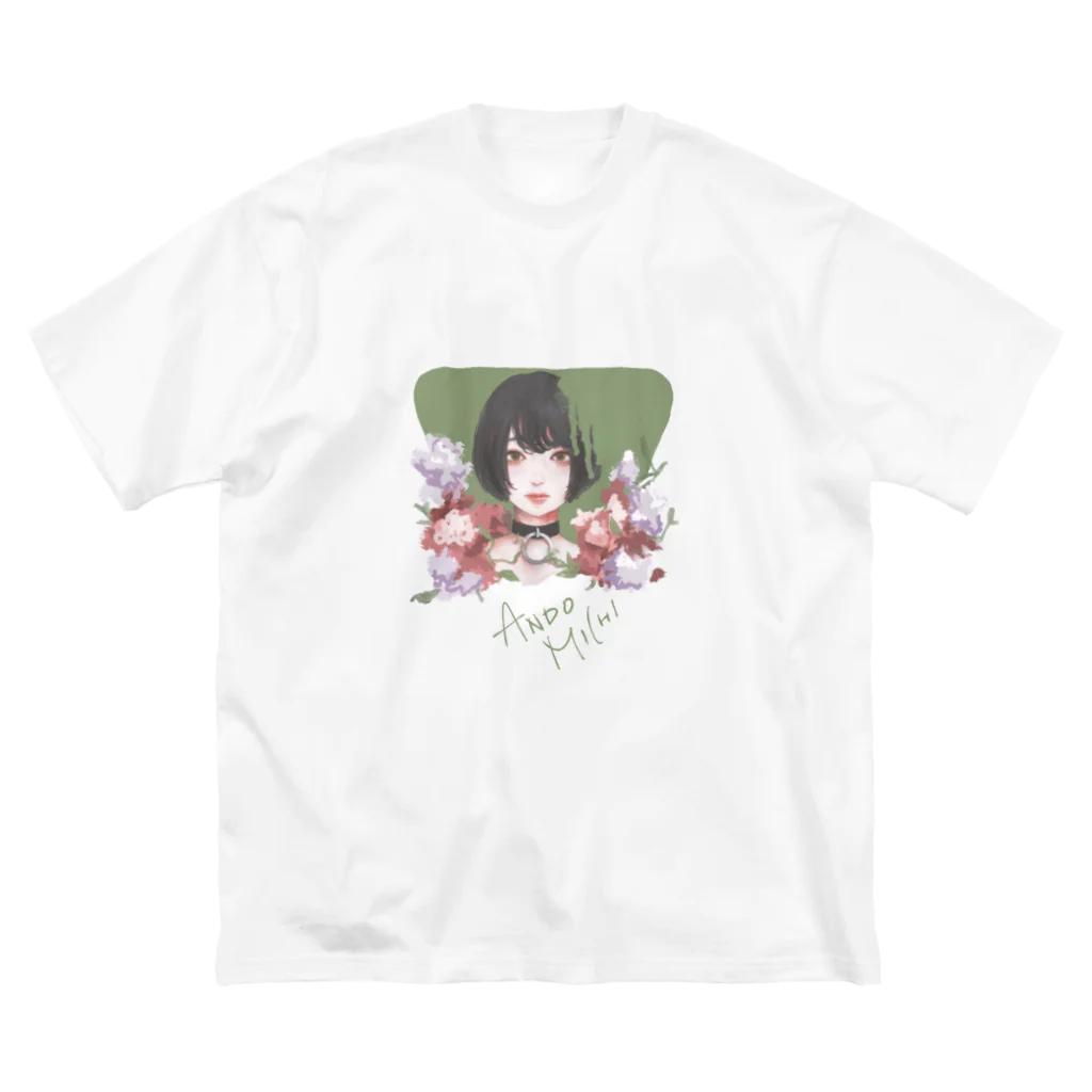 安藤未知のぐずっず屋さんのみちていふぁ〜すとグッズ ビッグシルエットTシャツ