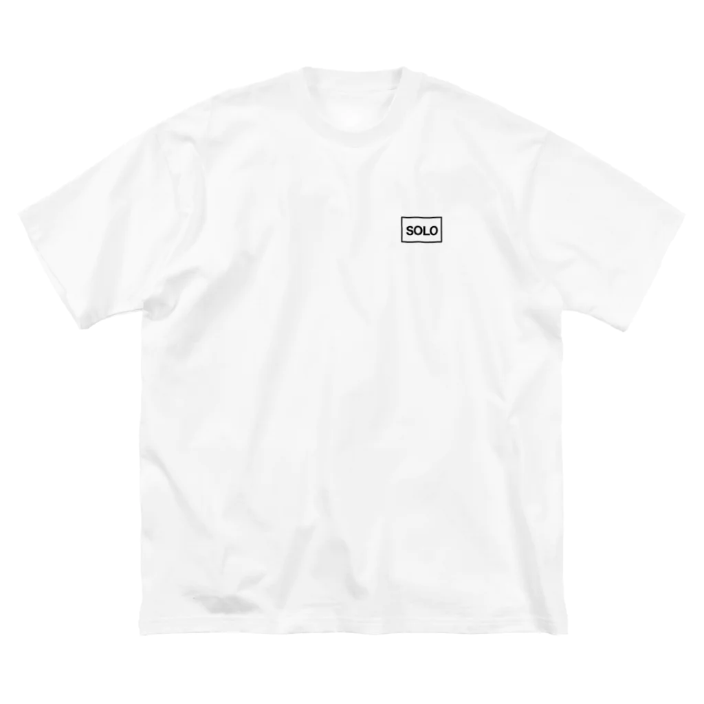 SOLOのSOLO　獨自的 ビッグシルエットTシャツ