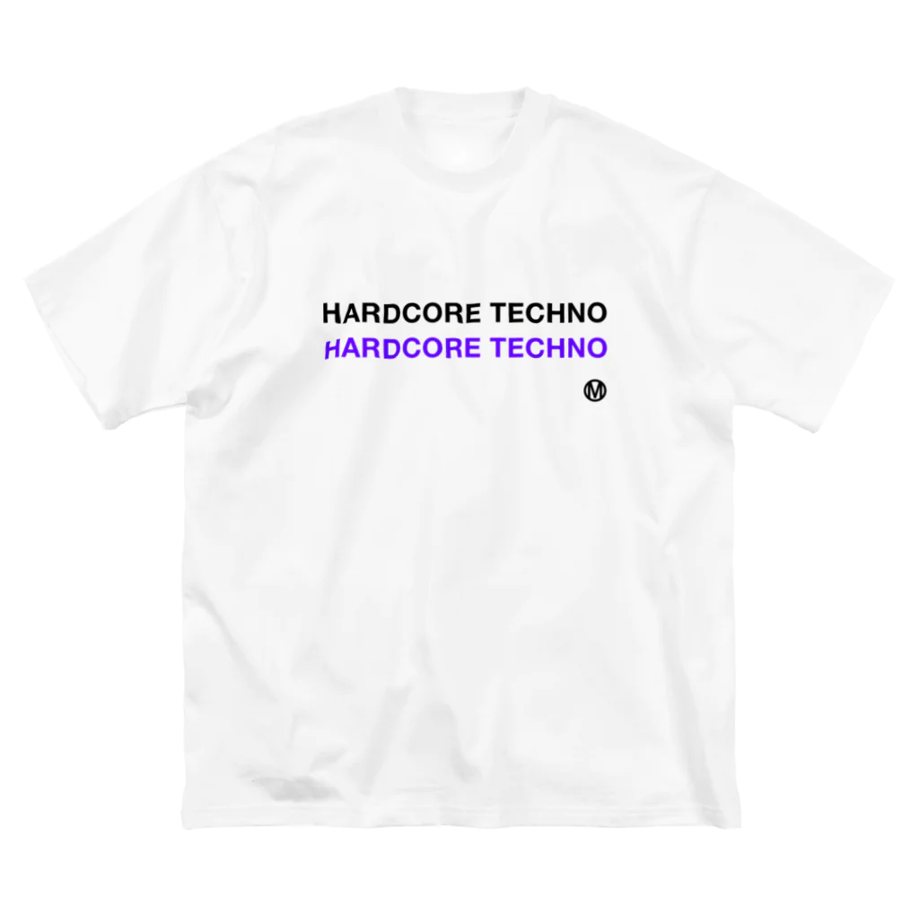 Mohican GraphicsのHardcore Techno ビッグシルエットTシャツ