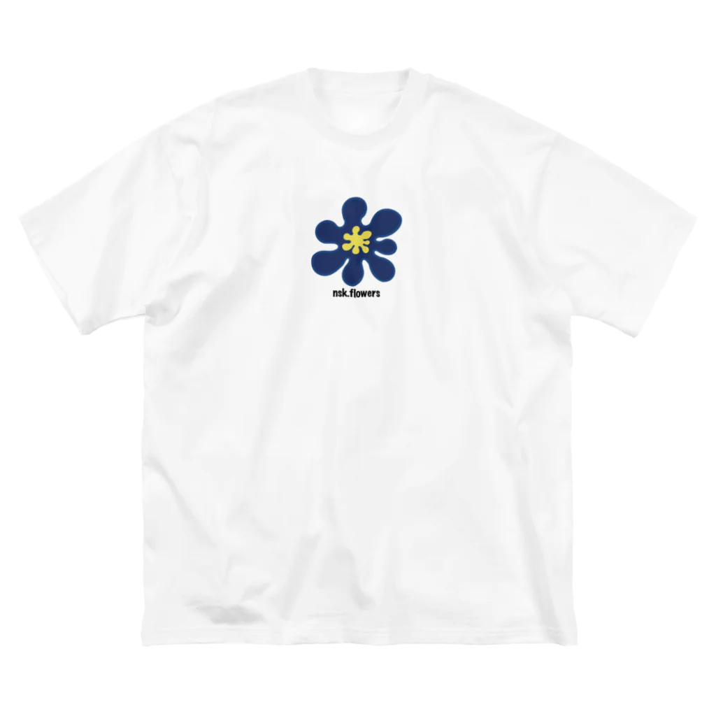 nosuke.のflower ビックシルエットTシャツ ビッグシルエットTシャツ