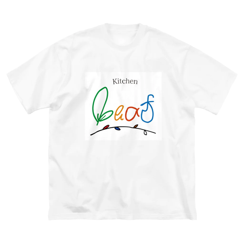 leafの。のkitchen leaf ビッグシルエットTシャツ