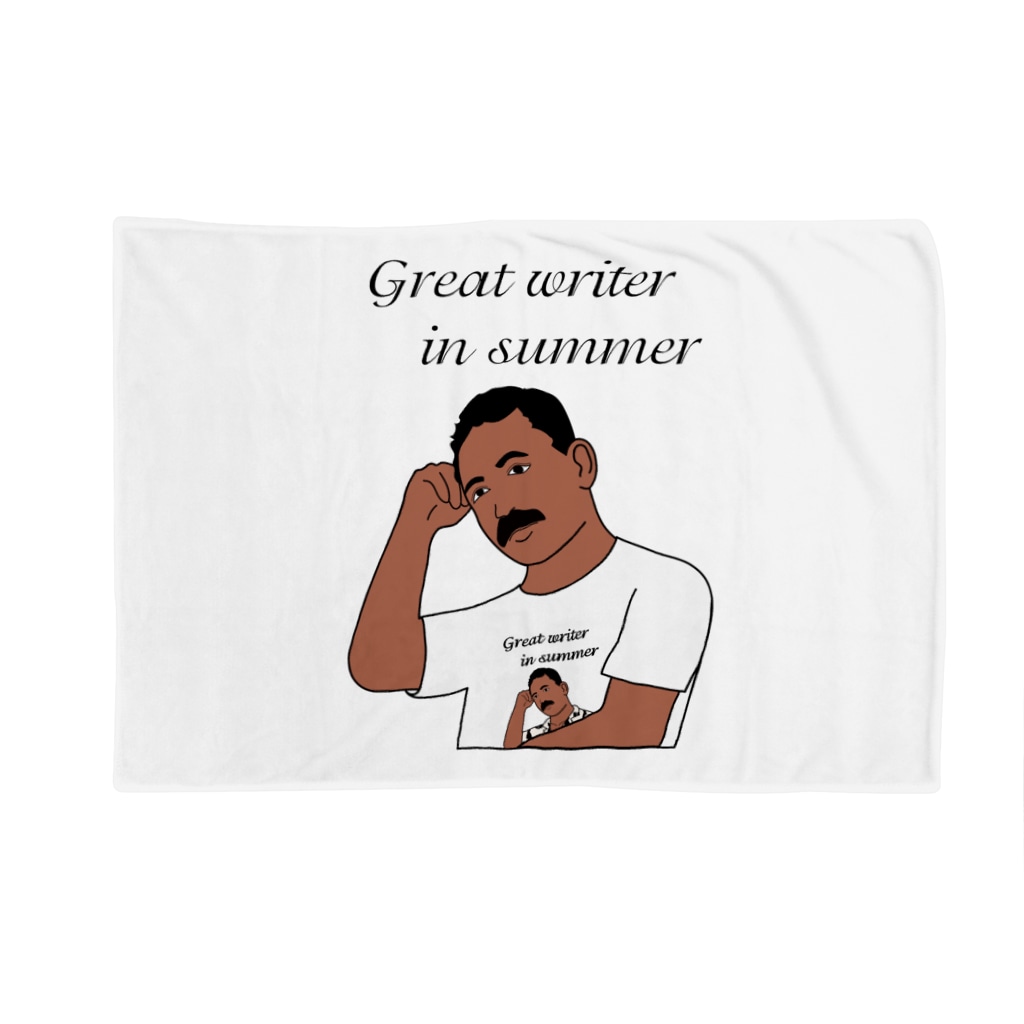 キッズモード某の夏の文豪Tシャツを着た夏の文豪 Blanket