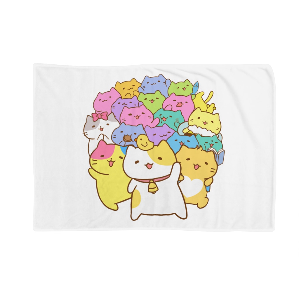 みっちりねこ集合 みっちりねこ Mitchiri Neko のブランケット通販 Suzuri スズリ みっちりねこ集合 みっちりねこ Mitchiri Neko のブランケット通販 Suzuri スズリ