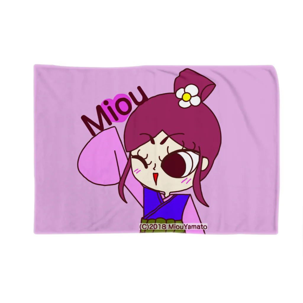 美桜のKawaii万葉集！ SUZURI店の万葉衣装の美桜ちゃん Blanket