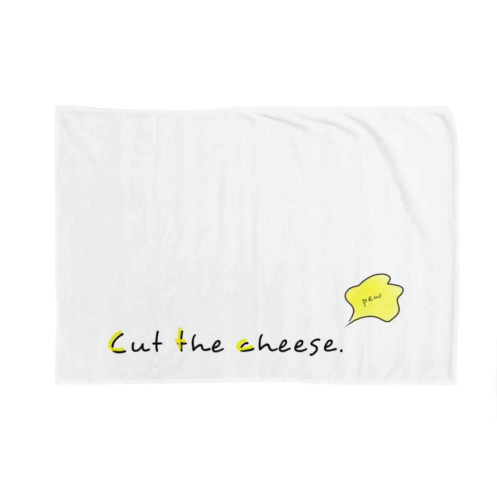 かもラグのラクかものCut the cheese. Blanket