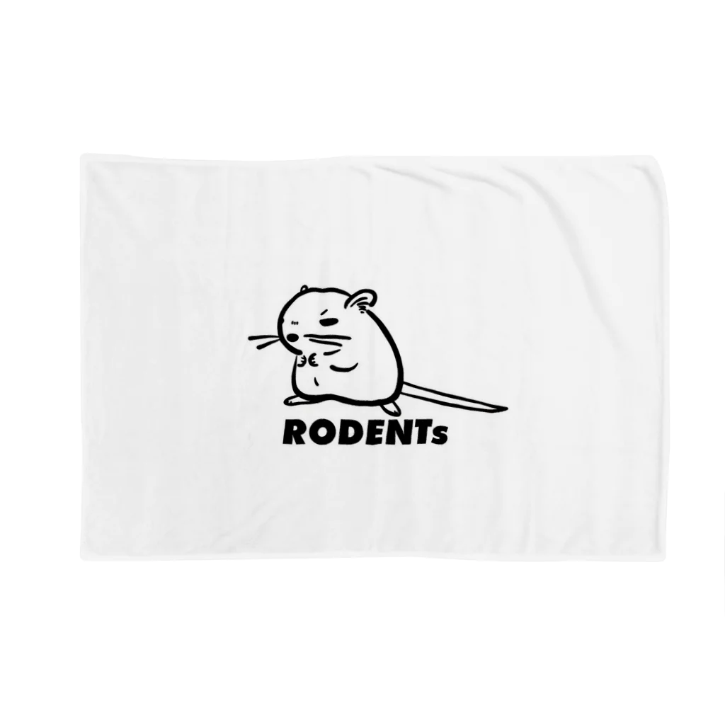 RODENTsグッズショップ🐹のろちゅもくん（ノーマル） ブランケット