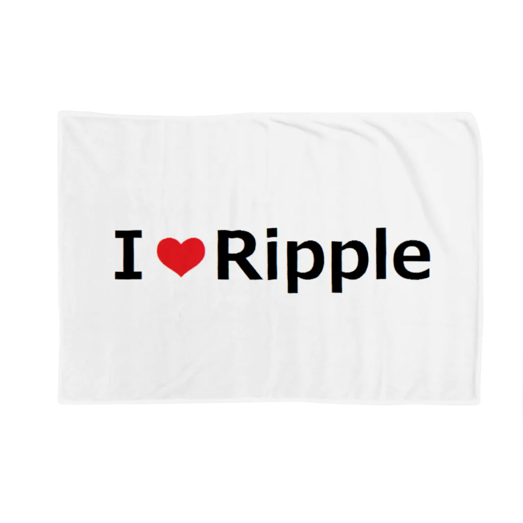 BBdesignのI Love Ripple ブランケット