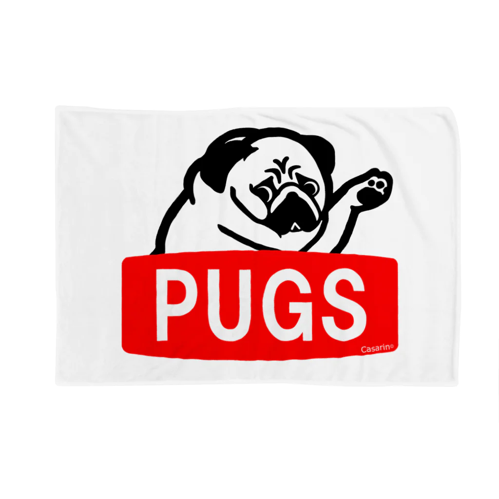 Casarin ArtのPUGS-2 Blanket