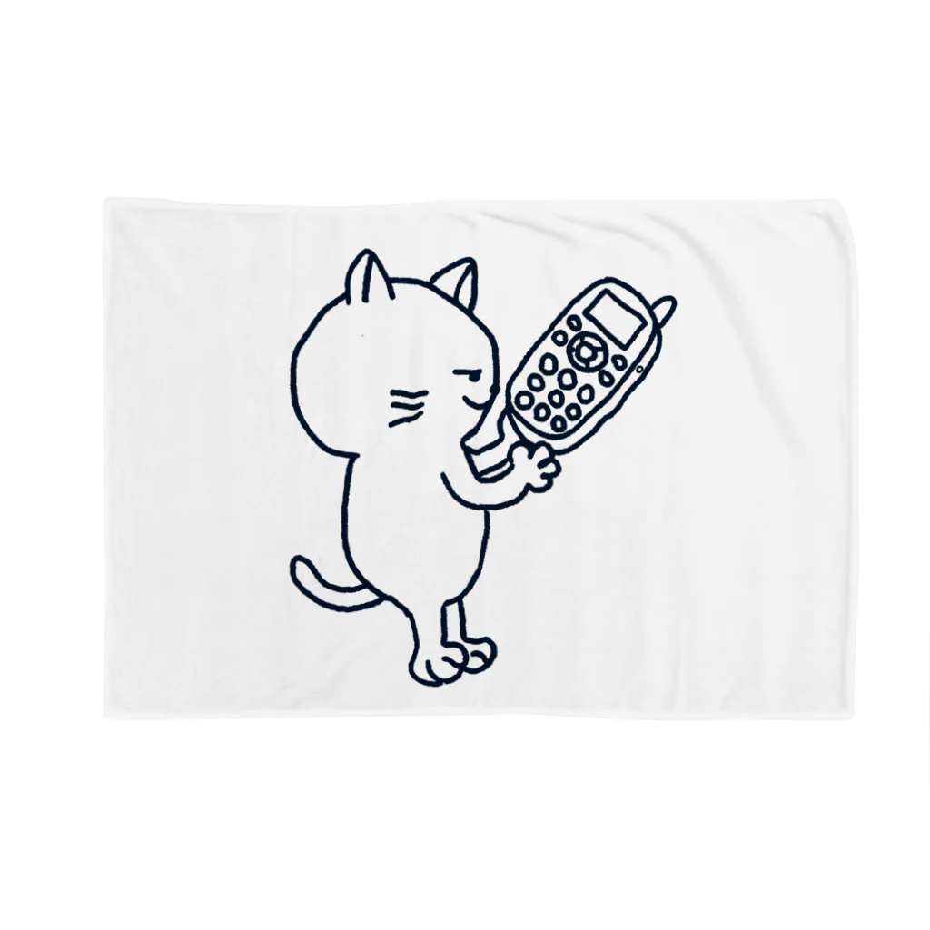 風野ひつじのガラケー猫 Blanket