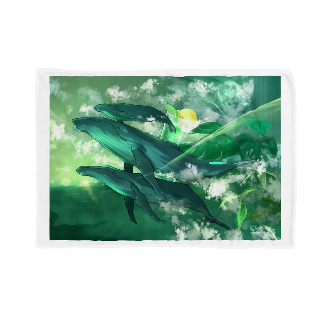桜灯火🌸skebリクエスト募集中💪の気浅緑の夏 Blanket