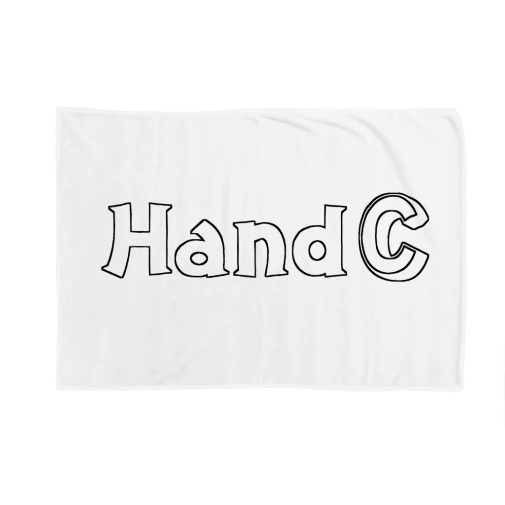 HandC のHandC  ロゴ シンプル ブランケット