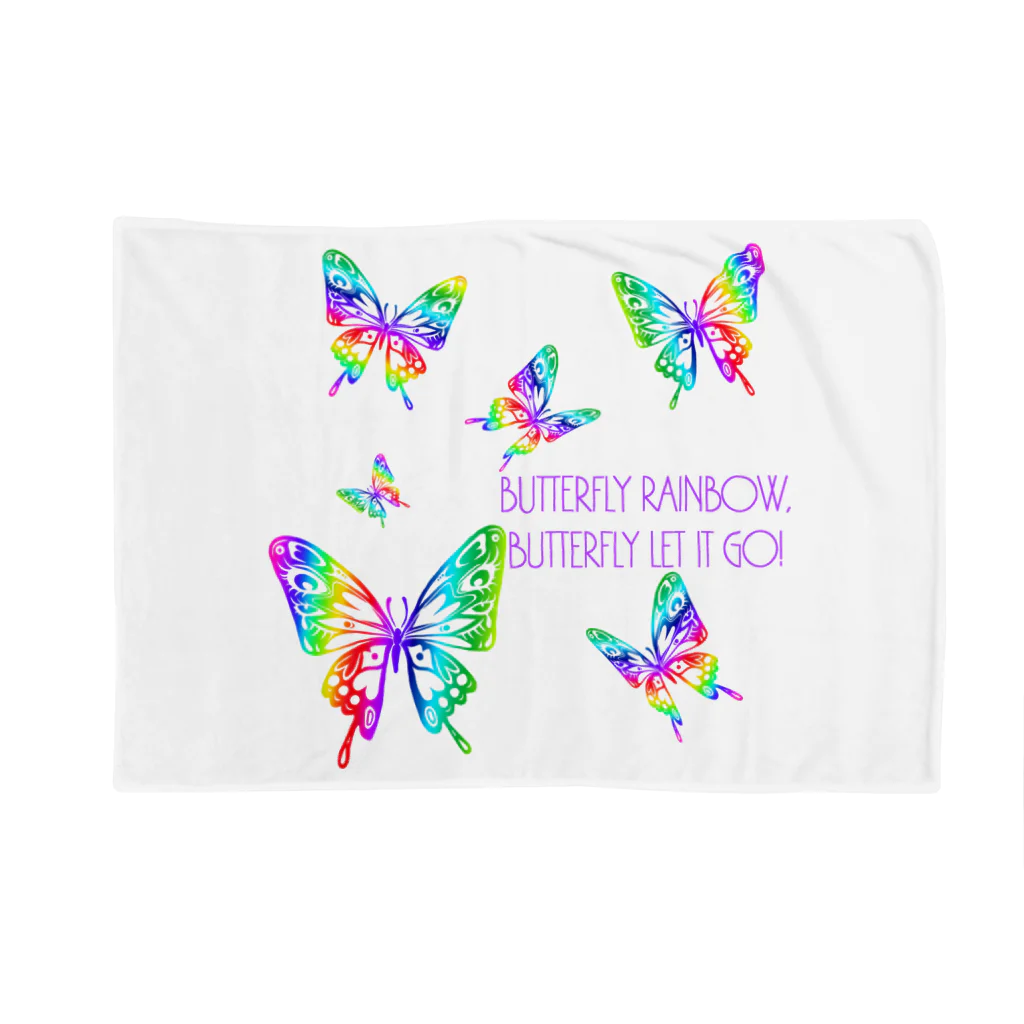 yamico835のBUTTERFLY RAINBOW Blanket