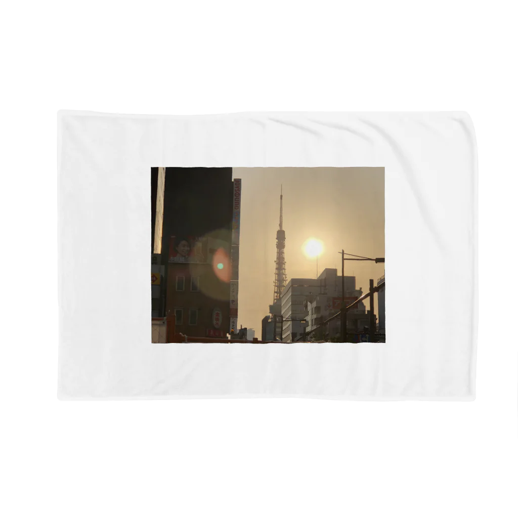 まもるのおうちの東京の光と陰 Blanket