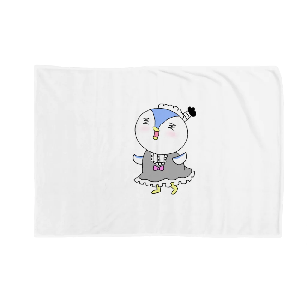 ひよっこひよこのペンギン侍のメイド姿 Blanket