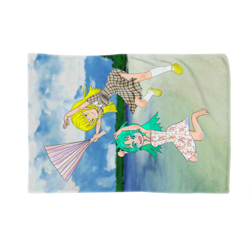 げーむやかんのハリセンアタック海浜辺 Blanket