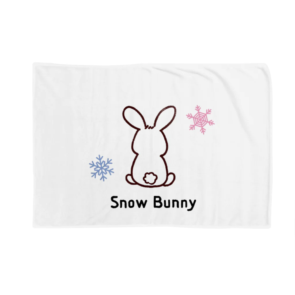 ヒュミリの店のSnow Bunnyシリーズ Blanket