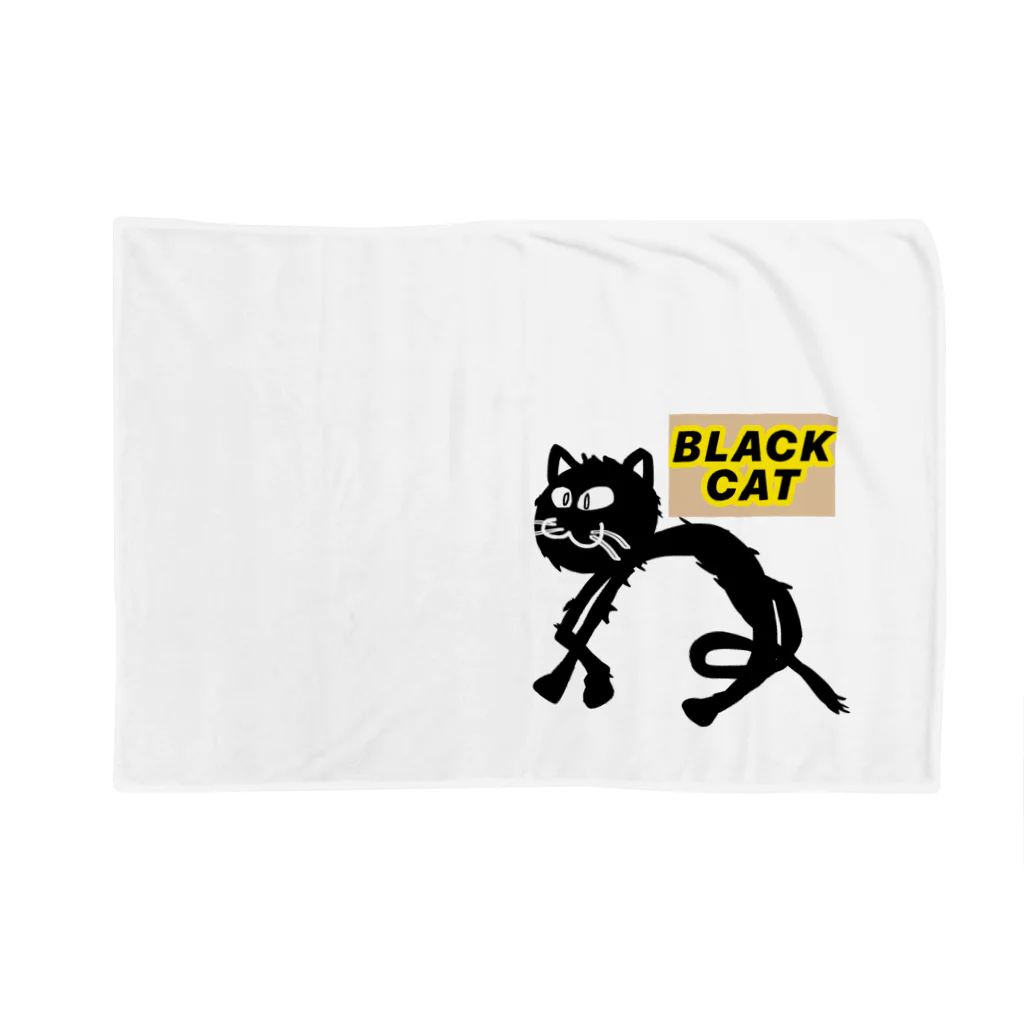 SEVEN-5-Ｇの BLACK  CAT Blanket