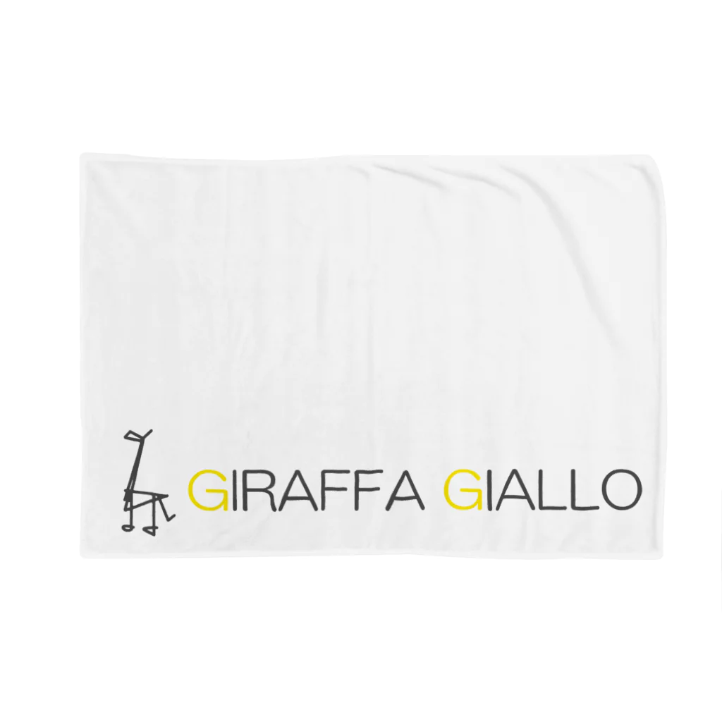 GIRAFFA GIALLO～ジラッファ ジャッロ～のGGロゴ　キリン ブランケット