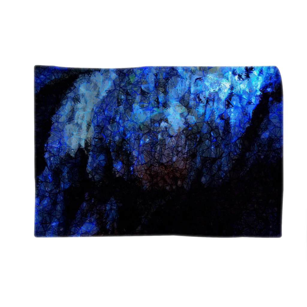 アオバズクの鍾乳洞のカケラ ブランケット