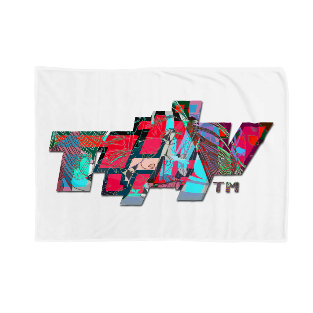 VRIGVTVSHI のアリガタシ™ Abstract Accessory Blanket