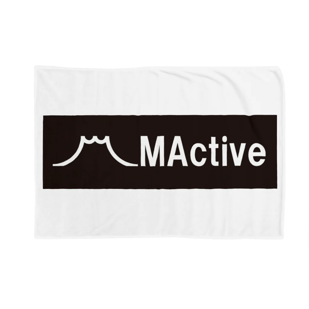 MActive公式(笑)のMActive横ロゴオリジナルグッズ Blanket