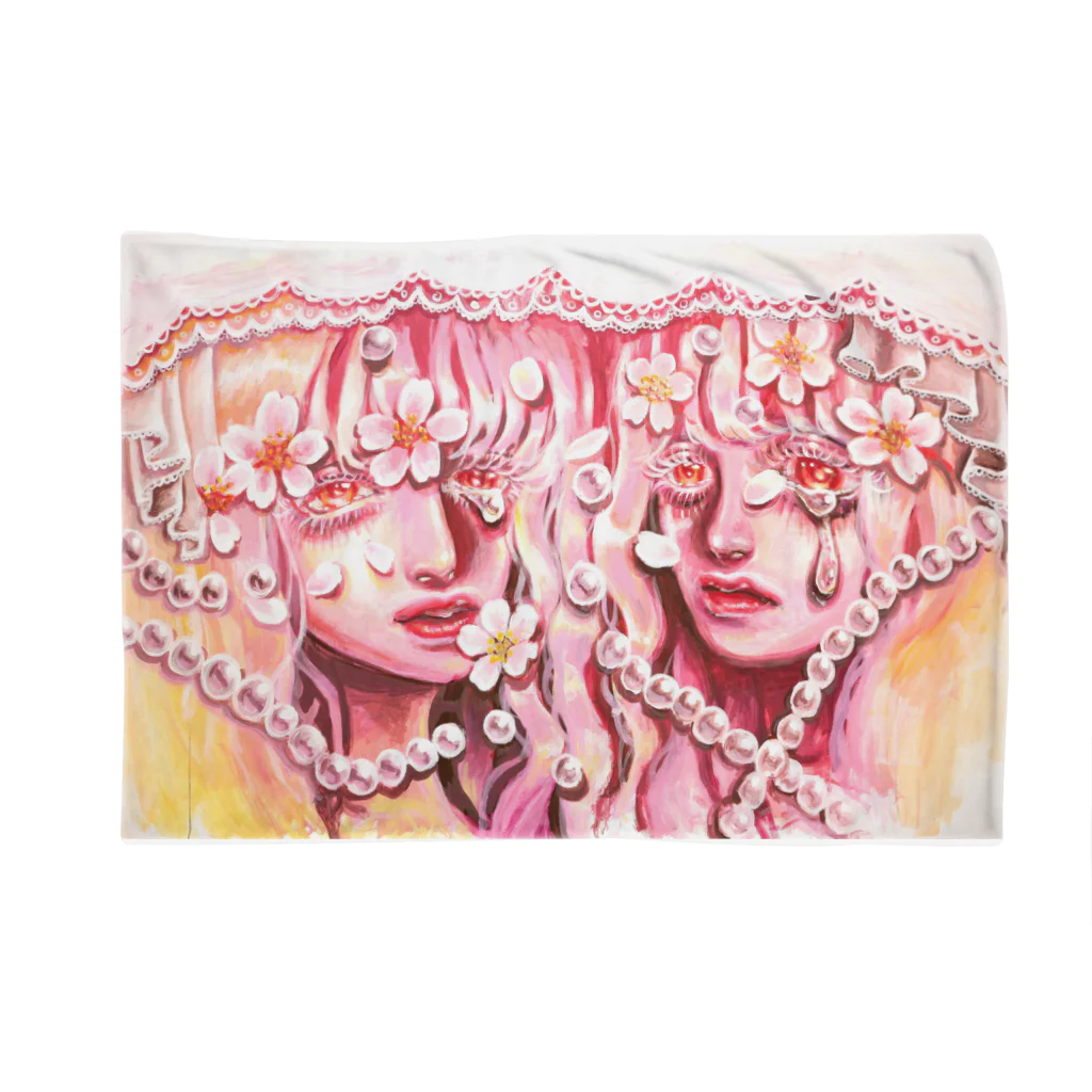 咲いたバルコニーのaube tears Blanket