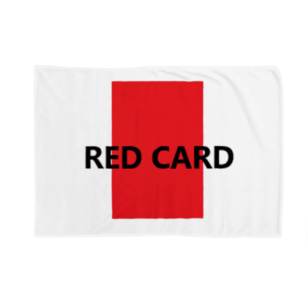 アメリカンベース のレッドカード　⚽　サッカー Blanket