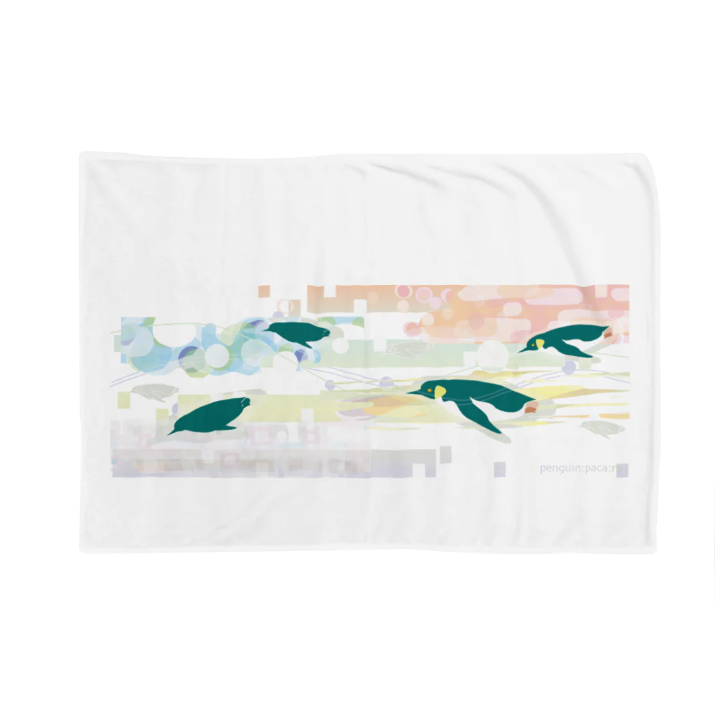 ペンギンパカリの四季（ペンギン遊泳） Blanket