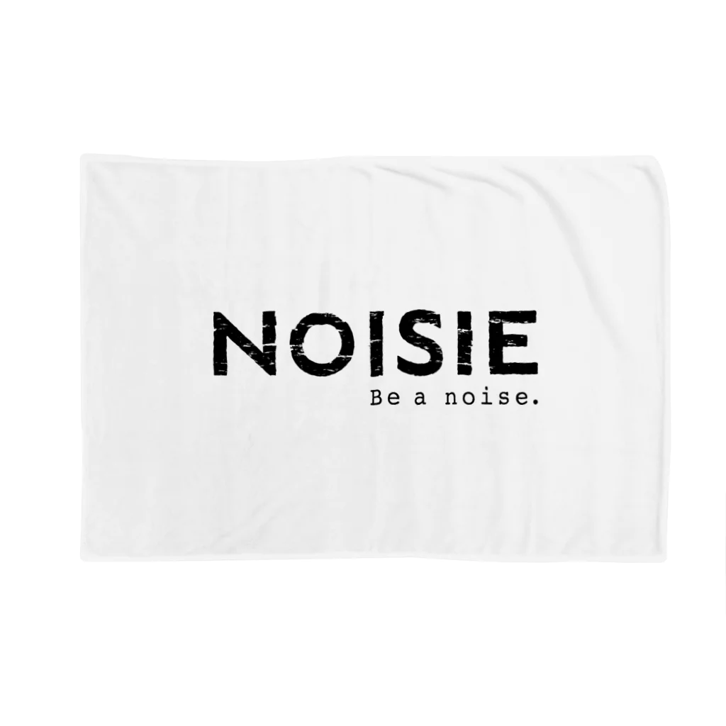 noisie_jpの『NOISIE』BLACKロゴシリーズ ブランケット