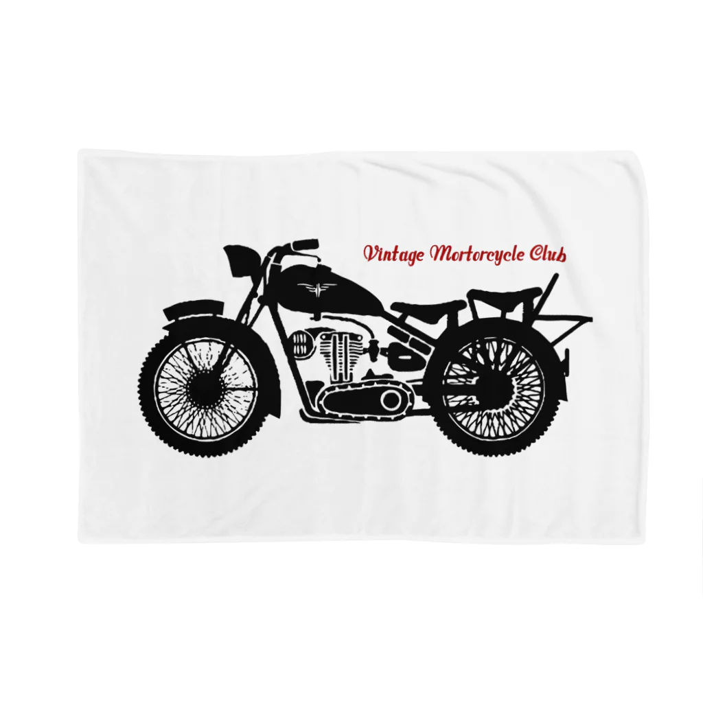 JOKERS FACTORYのVINTAGE MOTORCYCLE CLUB ブランケット