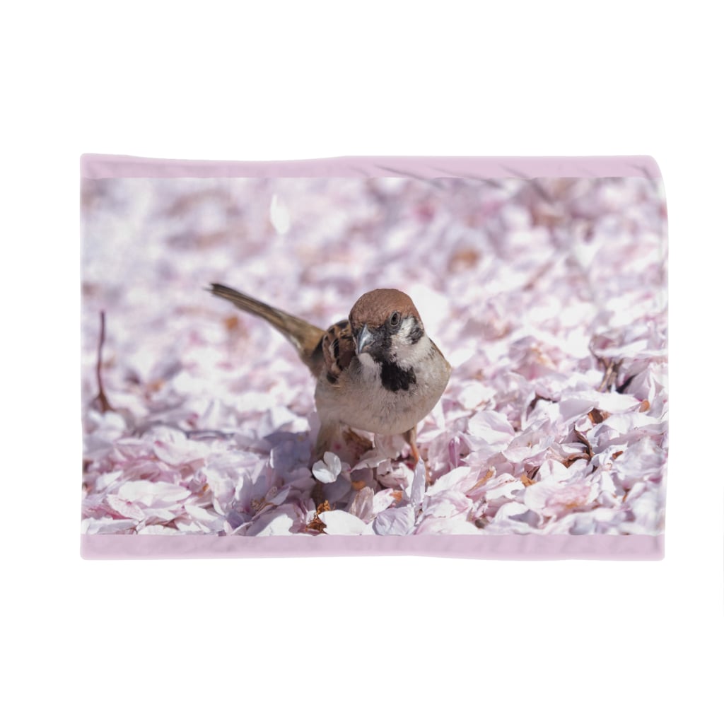 “すずめのおみせ” SUZURI店の春爛漫 Blanket