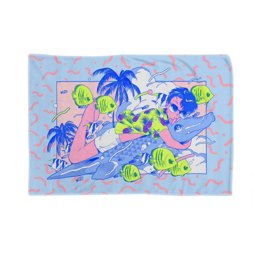 電Qのバカンス Blanket