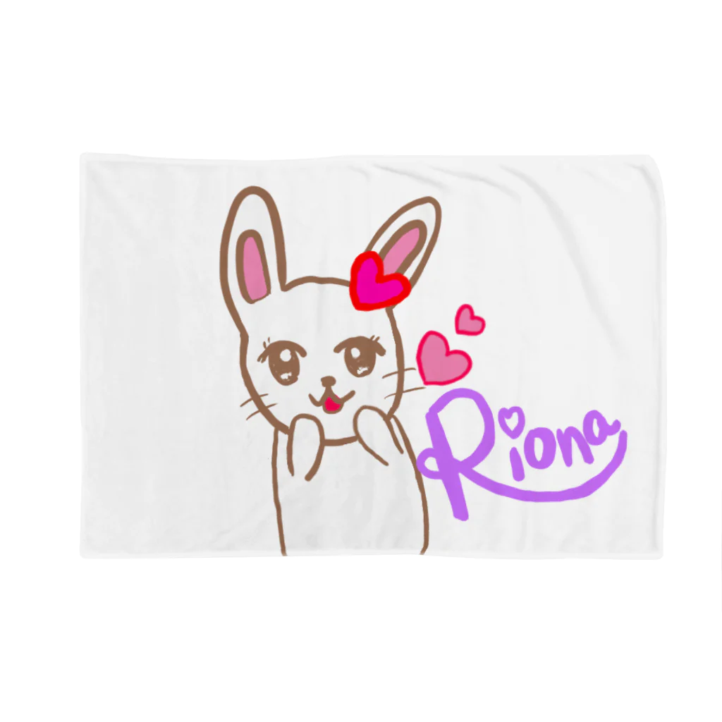 RioShopのキュンとしてる白うさぎ🐇 Blanket