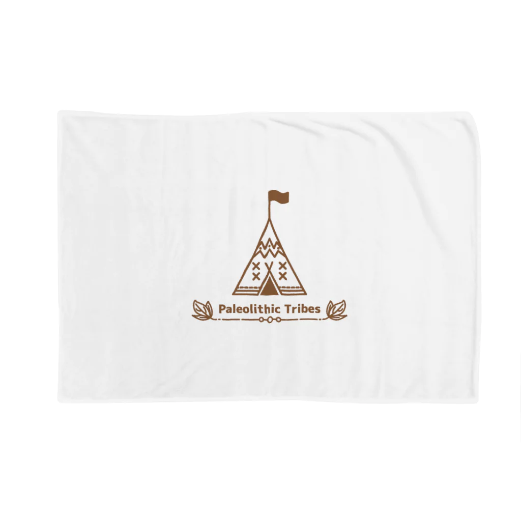 パレオな部族グッズストアのPaleolithic Camping Tent (Original Color) Blanket