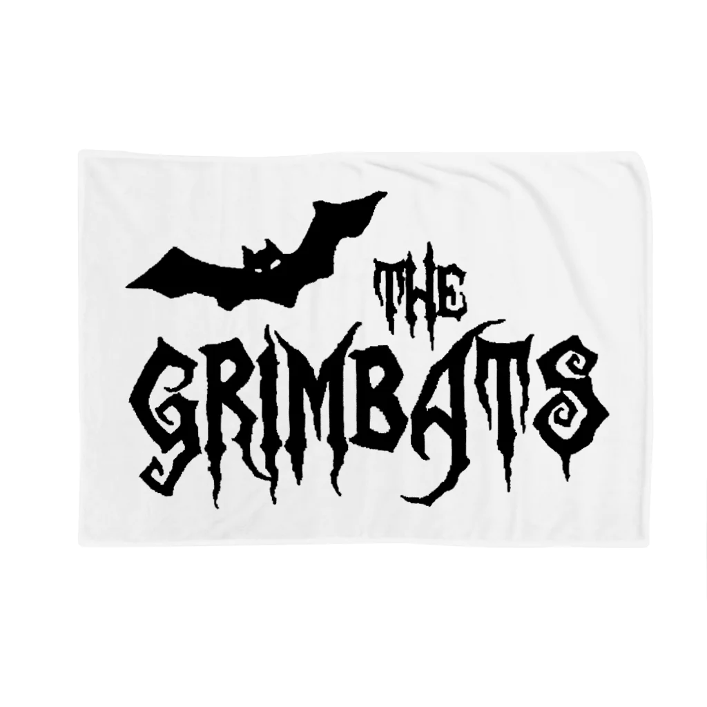 GRIMWORKSのGRIMBATS logo-1 Black ブランケット