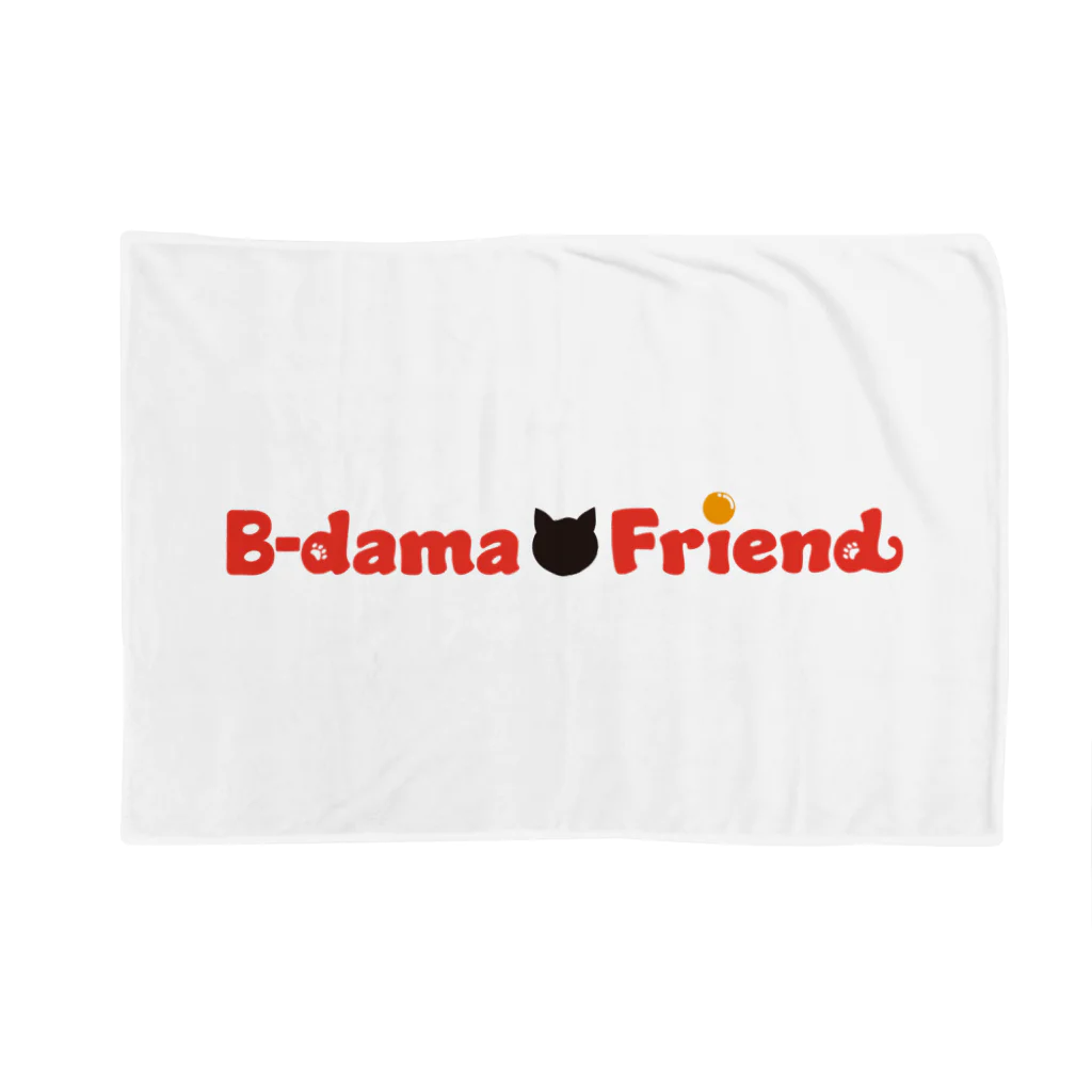 B-damaFriendオリジナルグッズのビー玉フレンド 猫&ロゴ2 Blanket