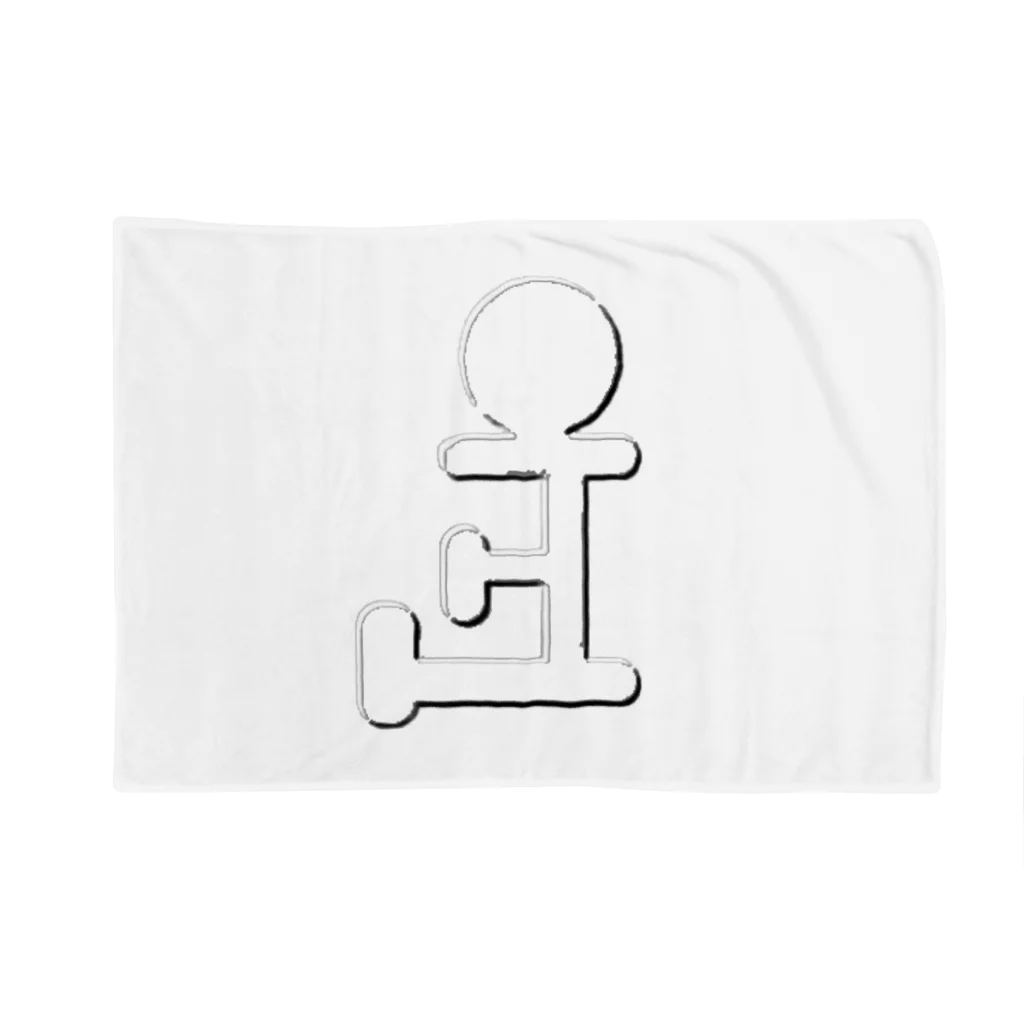 Secret CharityのCocoCannon立体風ロゴ（表） Blanket