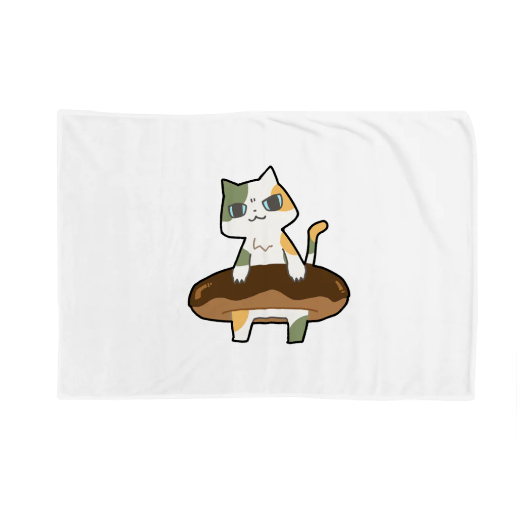 うさやのドーナツをゲットしてご満悦の猫 Blanket