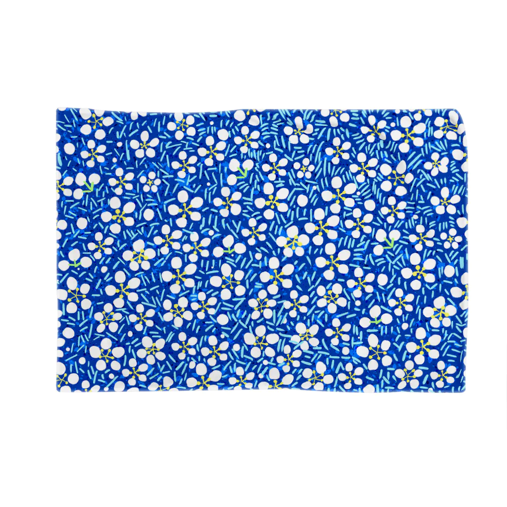 山口桜樰の白梅（青） Blanket
