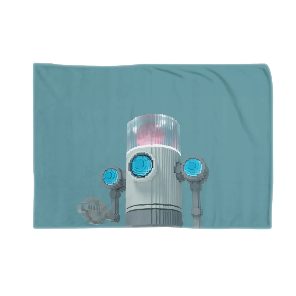 Happy Paint ShopのVoxelArt-ROBOT- Blanket