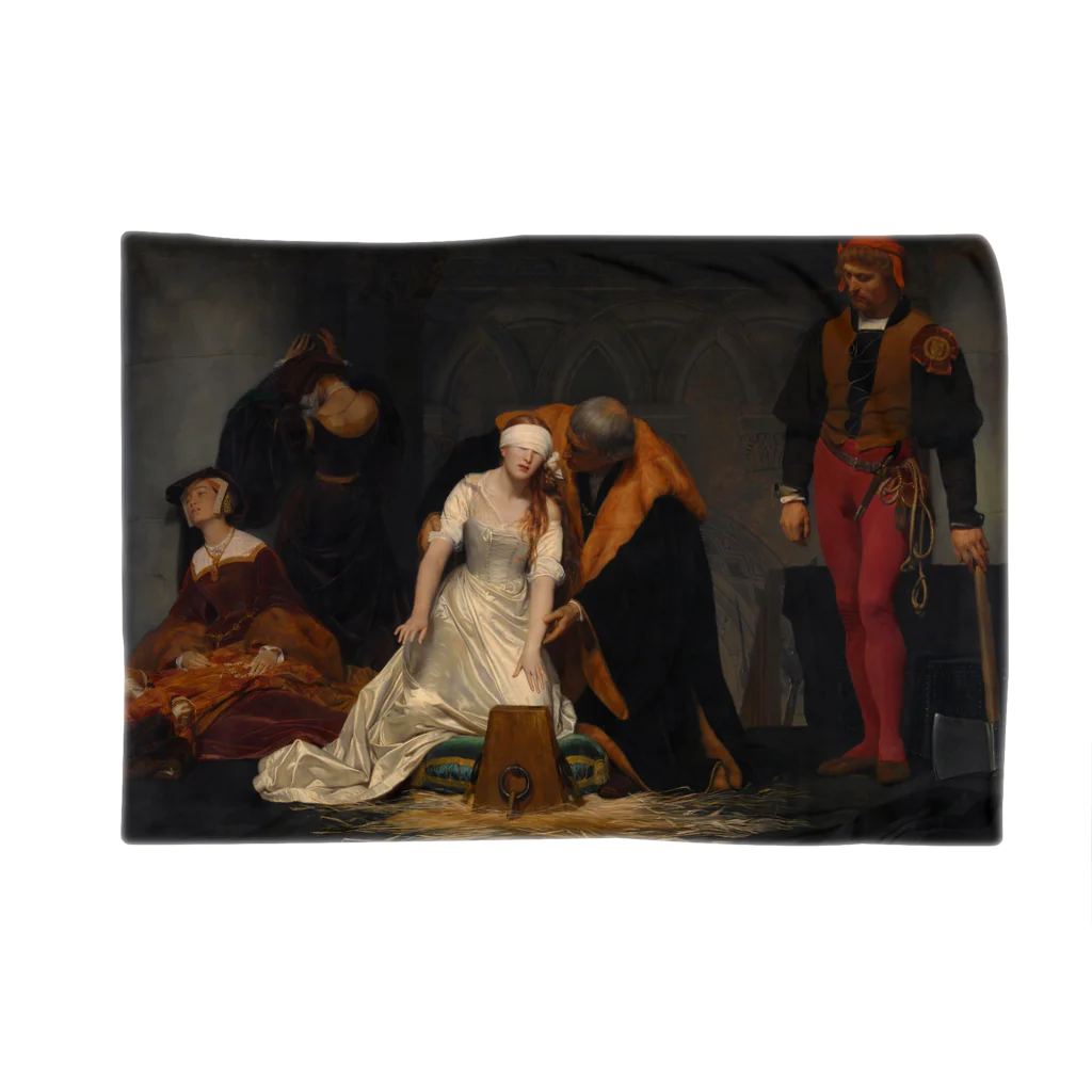 世界美術商店のレディ・ジェーン・グレイの処刑 / The Execution of Lady Jane Grey ブランケット
