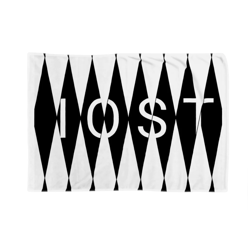 IOST_Supporter_CharityのIOSTバーサスデザイン(白黒シリーズ) Blanket