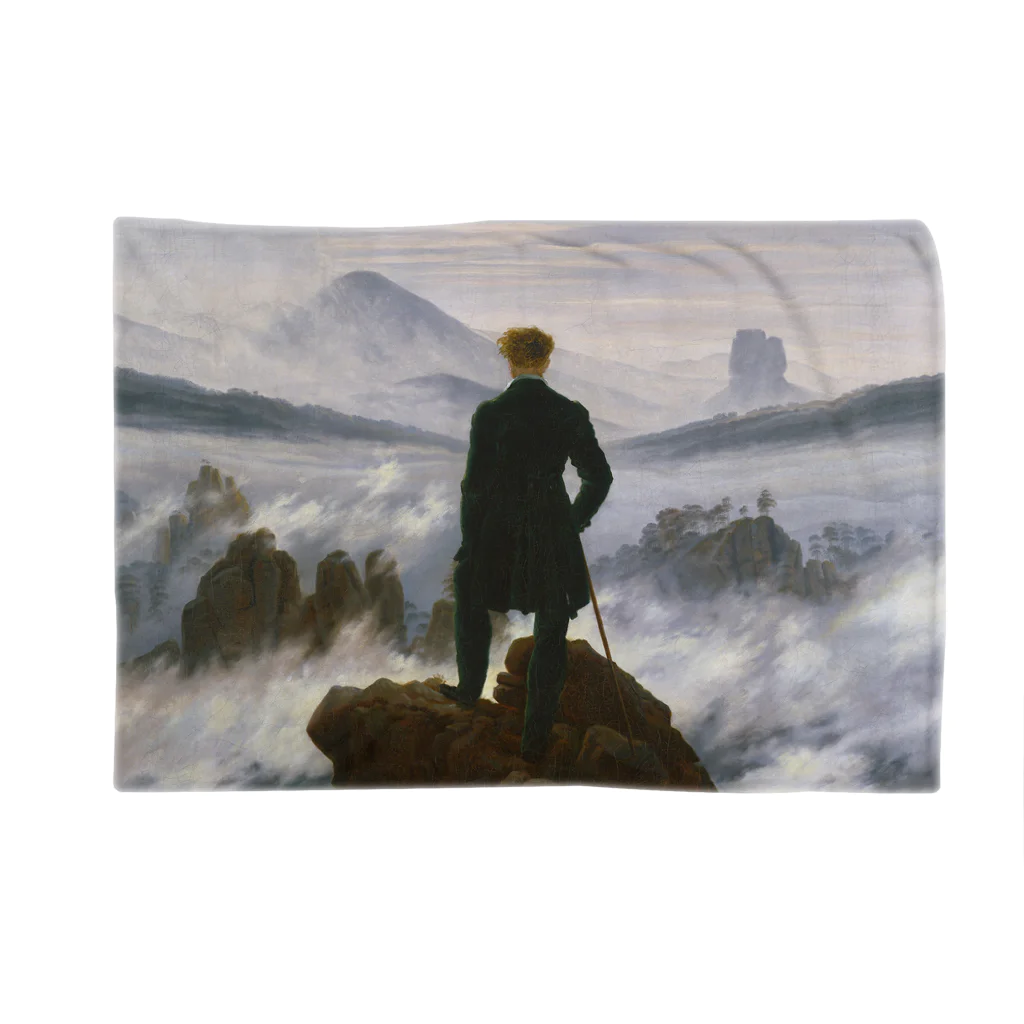 世界美術商店の雲海の上の旅人 / Wanderer above the Sea of Fog ブランケット