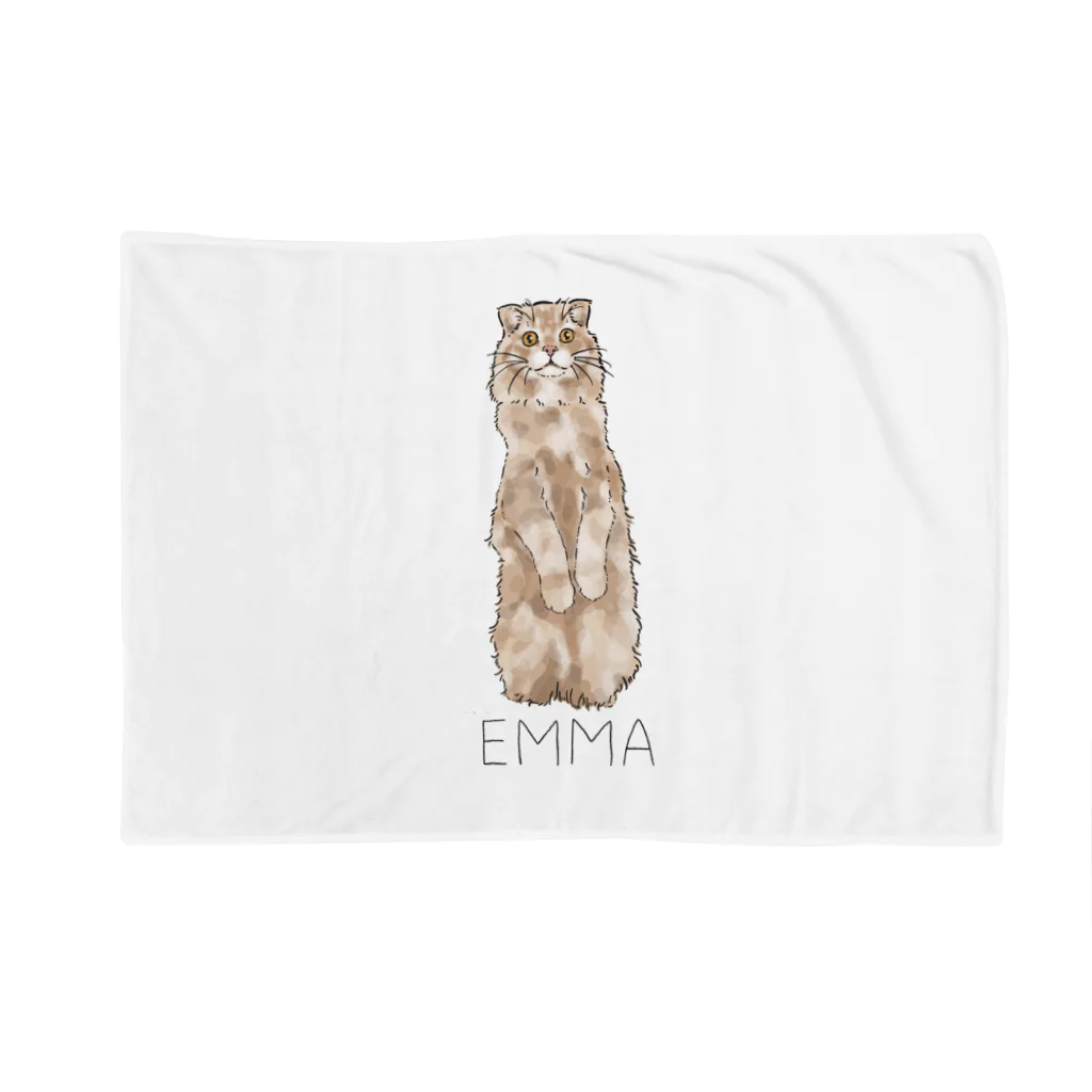 みきぞーん｜保護猫 ミッキー画伯と肉球とおともだちのemma Blanket