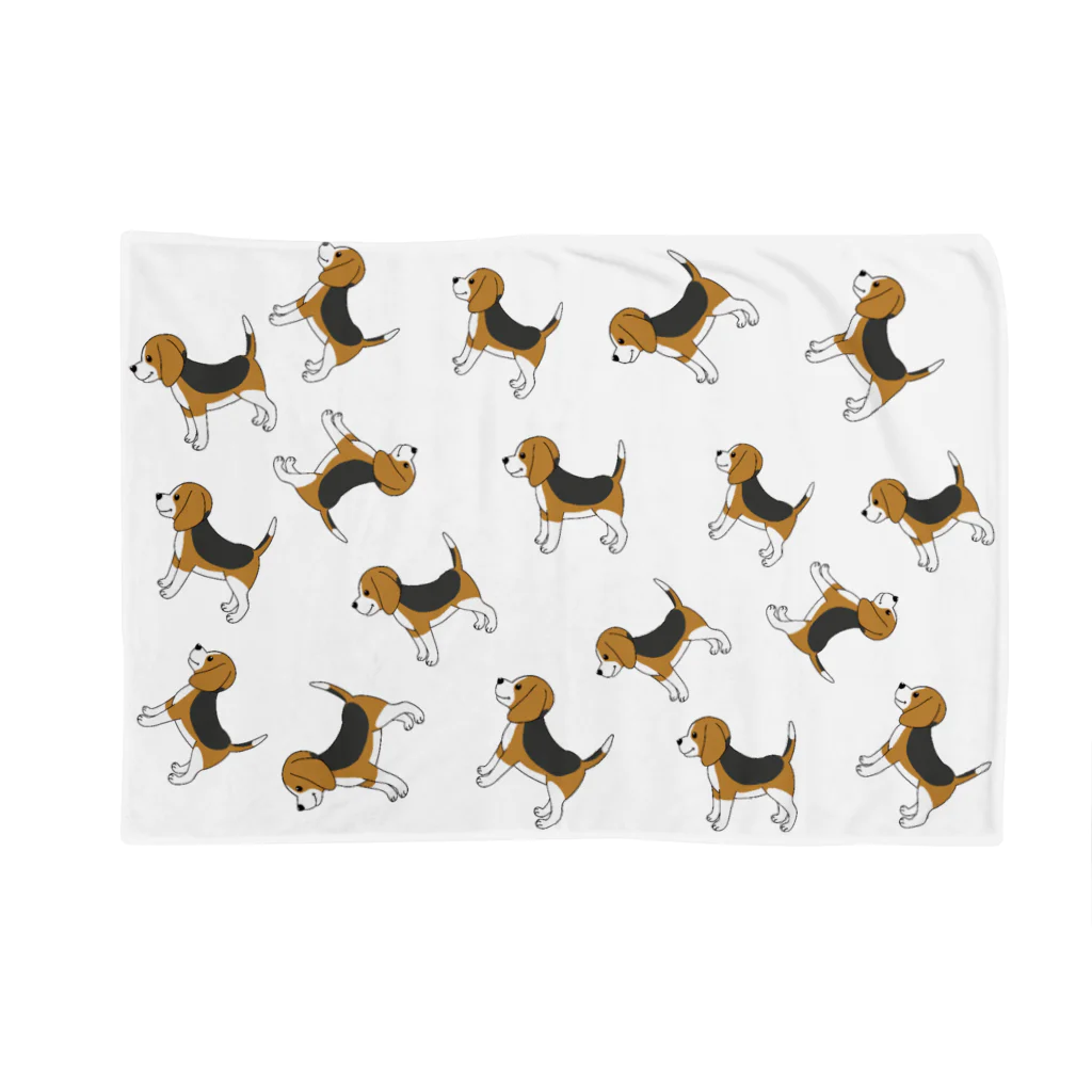 TJ558galleryのbeagle ブランケット Blanket