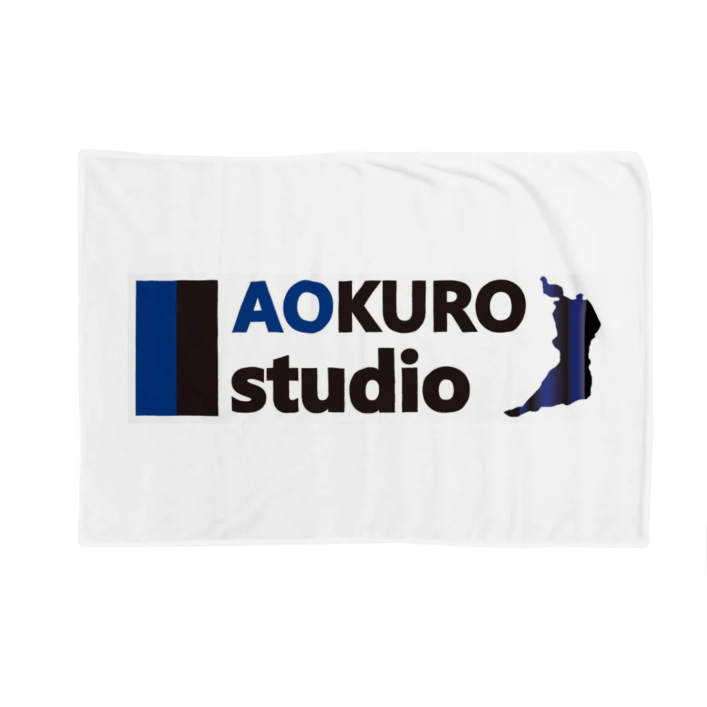 aokurostudioのAOKUROstudio BRAND LOGO SERIES ブランケット