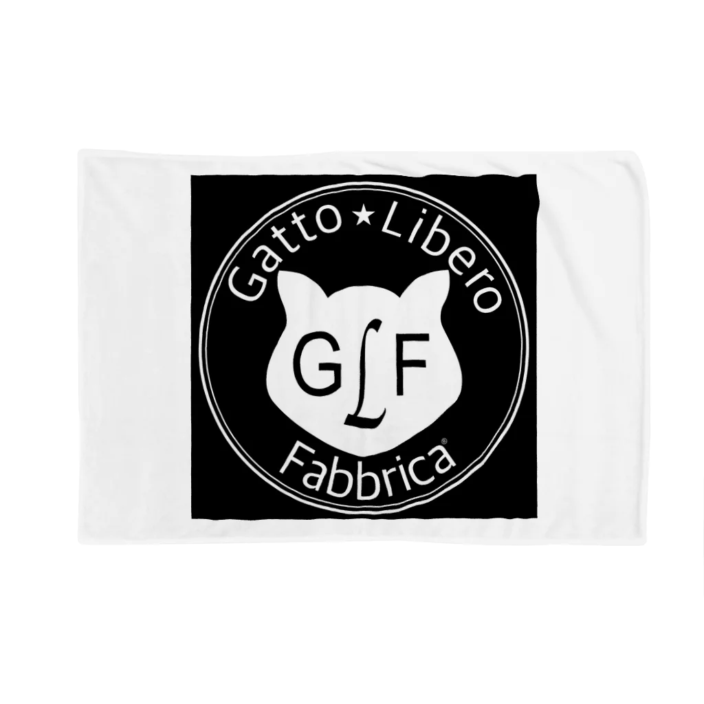 GattoLibero_FabbricaのGattoLiber Fabbricaマルロゴ ブランケット