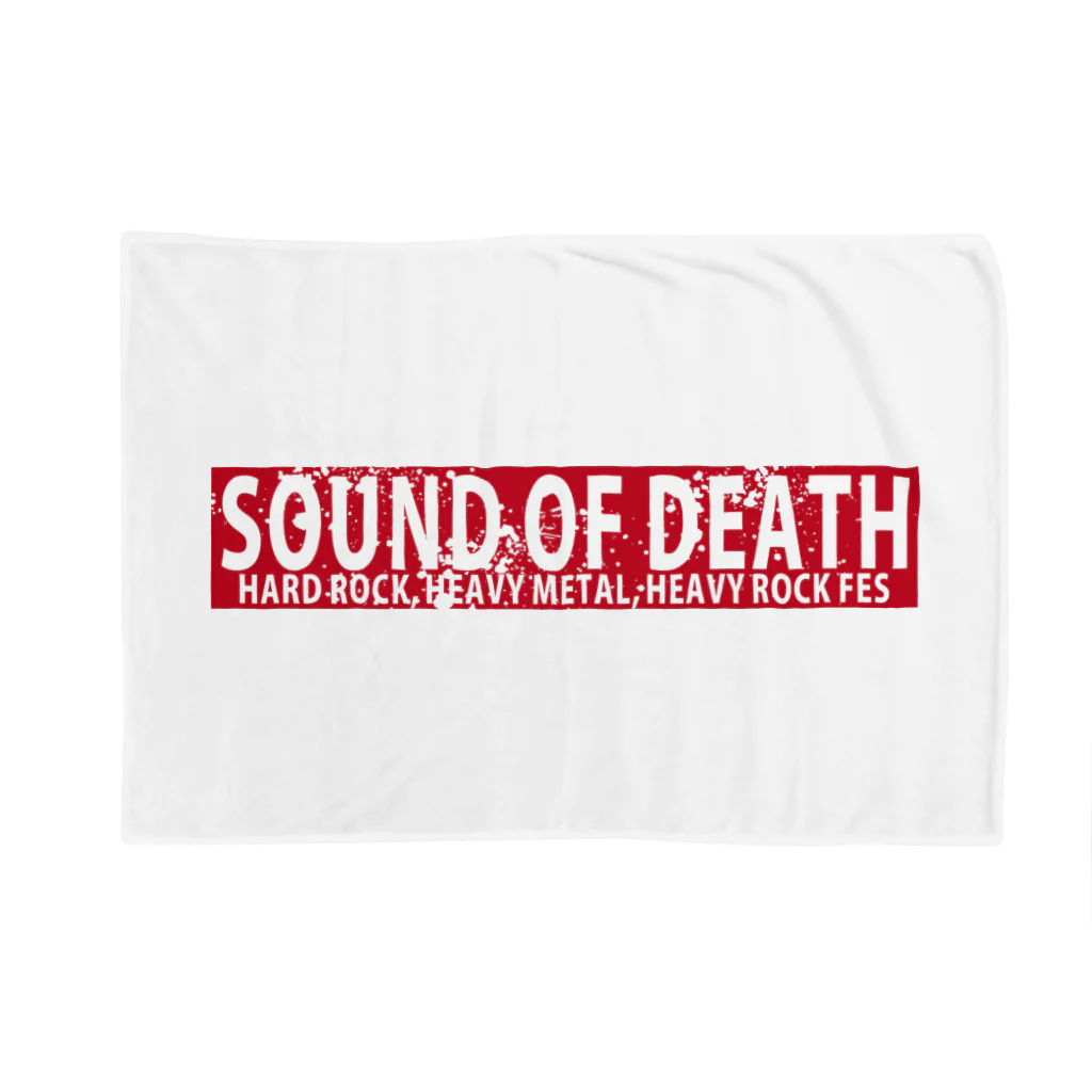 Mudslide official goods shopのSOUND OF DEATH ブランケット